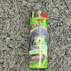 NWT Bic “life on the hedge” hedgehog themed lighter